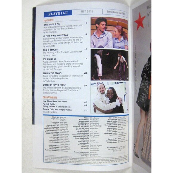 Beautiful Carole King Playbill May 2016 Chiliana Kennedy Ben Jacoby Jessica Wynn - Picture 3 of 8